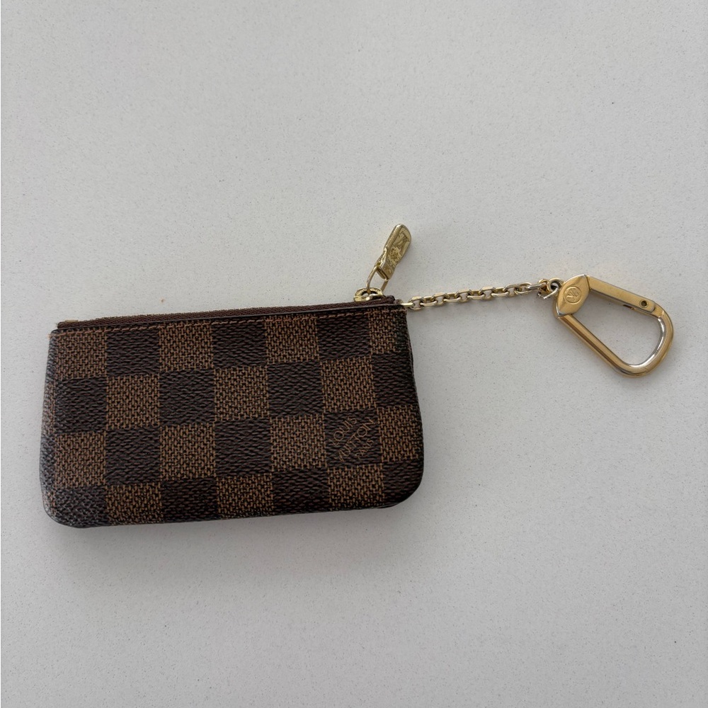 Louis Vuitton Brown Checkered Key Holder